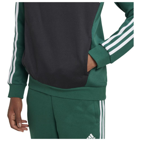 Adidas Παιδικό φούτερ Tiberio 3-Stripes Colorblock Fleece Hoodie